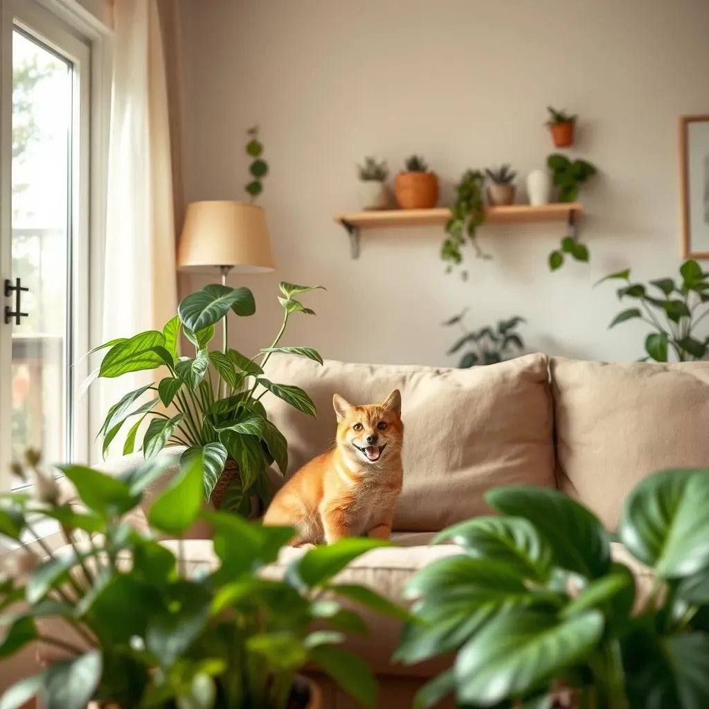 観葉植物とペットを共存させるための対策