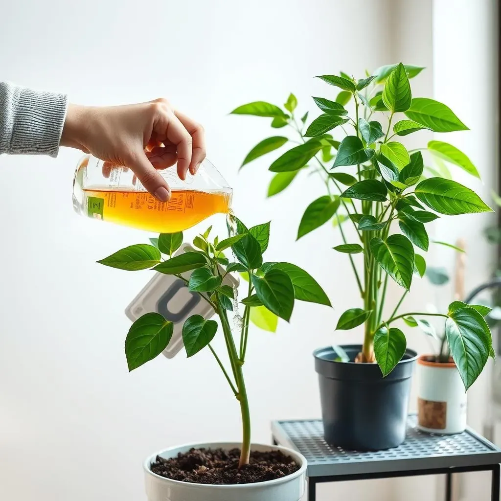 観葉植物の健康を保つための肥料と植え替え