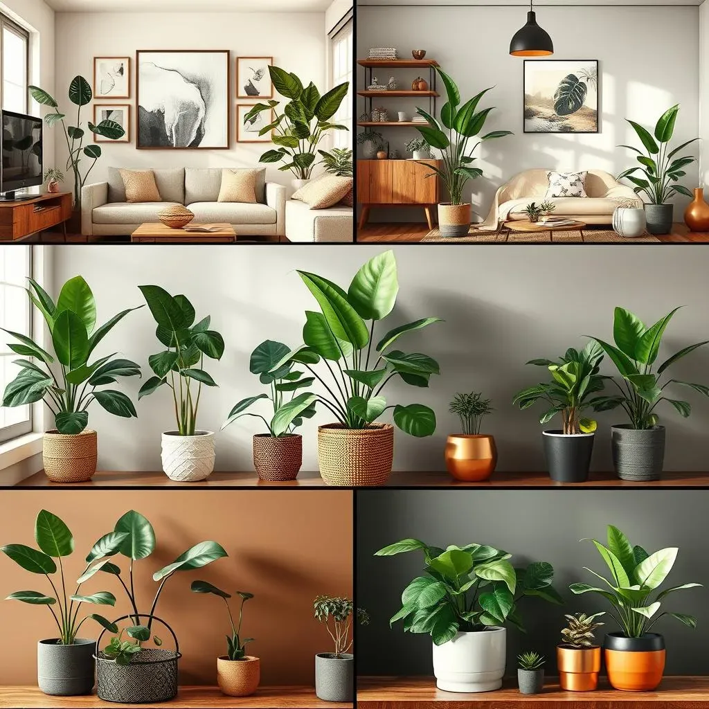 観葉植物を活用したデザインの実例